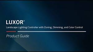 Luxor Landscape Lighting Controller With Zoning Dimming And Color Control Youtube