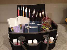 Pin By Wilma Brunais On My Creations Art Gift Basket Art Supplies Gift Kids Gift Baskets