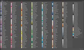 For easy and accurate color selection, the swatches palette provides over 130 of the most used colors. Copic Marker 358 Color Swatches For Photoshop Cc On Behance