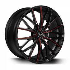 Außergewöhnliche design mit hohem qualitätsanspurch zeichnen diese felgen aus. Barracuda Project 3 0 Black Gloss Flashred Felge 8 5x19 19 Zoll 5x120 Lochkreis Barracuda Felgen Barracuda Racing Wheels Felgen