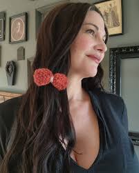 Hand Knit Hair Bow