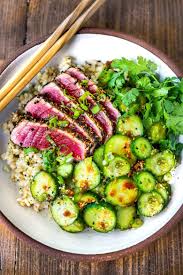 Seared Ahi Tuna Steaks with Sesame Seed Crust (10 Mins ...
