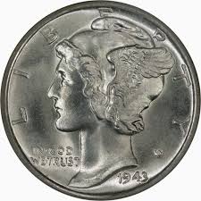In mint state 65, a 1964 silver dime is worth about $7.50. What Dimes Are Worth Money
