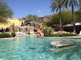 For Many Families The Hotel Is All About The Pool And Pointe Hilton Tapatio Cliffs Resort In Warm An Best Family Vacations Family Resorts Kid Friendly Hotels