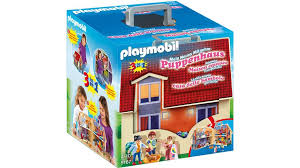 In dem nostalgischen haus fühlen sich alle familienmitglieder wohl. Playmobil 5167 Dollhouse Neues Mitnehm Puppenhaus Online Bestellen Muller