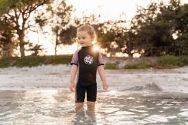 Maybe you would like to learn more about one of these? Cute Toddler Girl Standing In The Sea Stockphoto