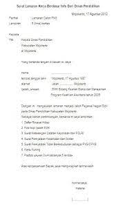 Contoh surat lamaran kerja guru honorer. Contoh Surat Lamaran Kerja Guru Ke Dinas Pendidikan Contoh Surat