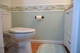 Opt for a lively patterned wallpaper with your favorite color as an accent or be bold and. Powder Room Makeover Create And Babble
