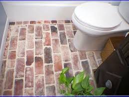 Reclaimed Vintage Salvaged Bricks Tiles Used Indoor Outdoor Apartment Bathroom Guest Bathroom Brick Tiles