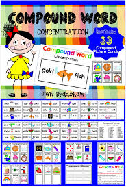 Compound Word Concentration Vocabulary Activity Great For Introducing Compound Words Reviewing Comp Compound Words Elementary Learning Vocabulary Activities
