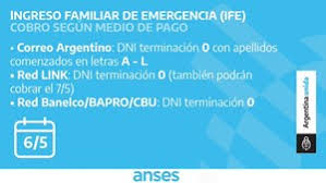 Este sábado, el gobierno habilitó el proceso para postular al ingreso familiar de emergencia (ife) y bono covid por el mes de mayo. Anses Difundio El Calendario De Pago Del Ife A Partir Del 6 De Mayo Telefe Santa Fe