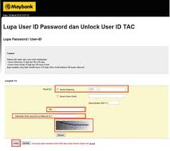 Cara aktifkan debit card maybank di luar negara. Panduan Unlock User Id Maybank2u