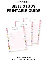 Guides for the last three methods listed above. Bible Study Printable Planner Intentional Hospitality