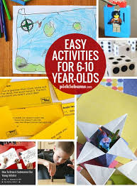 Ten Easy Activities For 6 10 Year Olds Picklebums Business For Kids Activities For 6 Year Olds Childrens Activities