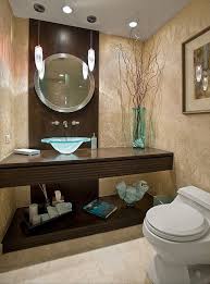 Guest Bathroom Powder Room Design Ideas 20 Photos Guest Bathroom Decor Brown Bathroom Decor Elegant Bathroom