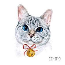 Voilà sous forme de dessin humoristique la pensée de certains vétérinaires praticiens face à des chats « récalcitrants » lors d'une demande de. Wl5202 Rocooart Dessin Anime Chat Chien Tatouage Pour Enfant Mignon Enfant Tatouage Temporaire Art Corporel Impermeable Temporaire Cdiscount Au Quotidien