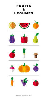 Le Duo Illustrations Fruit Illustration Illustration Geometric Drawing