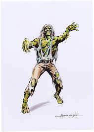 Hakes - ZOMBIE (SIMON GARTH) HAND COLORED PRINT BY RAFAEL LÓPEZ ESPÍ.