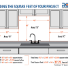 Draw the planned cabinet area on. 1
