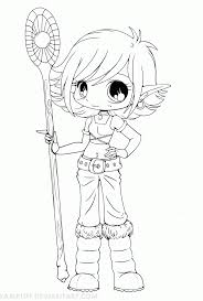 Blood elf hunter by dinaconcept on deviantart. 13 Pics Of Chibi Elf Coloring Pages Cute Anime Chibi Girls Coloring Home