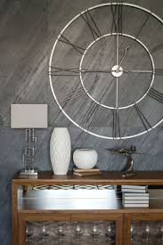 Design Wanduhr Xxl Metall Modern Elegant Silber Wanduhren Wohnzimmer Wanduhr Wohnzimmeruhren