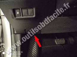 Come discuss the camry, tacoma, highlander, 4runner, rav4 and more! Obd2 Connector Location In Toyota C Hr 2016 Outils Obd Facile
