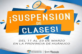 Suspensión de clases en las siguientes escuelas. Coronavirus Suspenden Clases En La Provincia De Huanuco Ante Confirmacion De Dos Casos Noticias Agencia Peruana De Noticias Andina