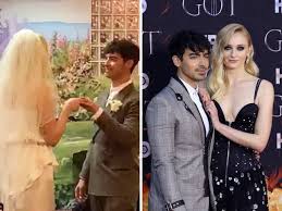 The couple have reportedly hired chateau de torreau in sarrians. Joe Jonas And Sophie Turner Just Got Married In Vegas By Elvis 107 5 Kool Fm