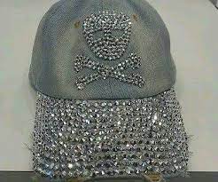 Pin By Pam Solomon On Skulls Everywhere Womens Baseball Cap Rhinestone Jeans Baseball Cap