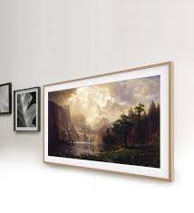 75 Inch The Frame 4k Qled Smart Tv Qn75ls03tafxza Samsung Us Framed Tv Smart Tv Samsung Tvs
