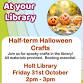 Half-term Halloween Crafts - Holt Library, 9 Church St Event Image