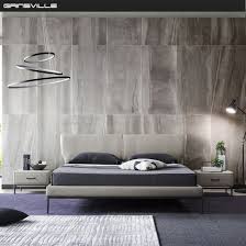 We carry a range of king size bedroom set collections sure to match any style. China Modern Bedroom Furniture Set King Size Single Double Beds With Black Stainless Steel Legs China Bedroom Sets Home Furniture