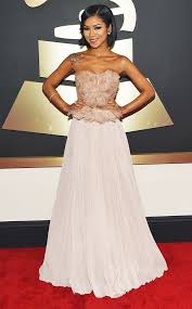 Jhene Aiko From 2015 Grammys Red Carpet Arrivals Grammy Dresses Grammy Awards Red Carpet Celebrity Style Red Carpet