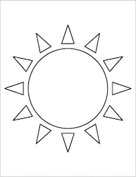 Children love to know how and why things wor. Free Printable Sun Templates And Coloring Pages Mombrite