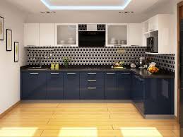Blue Berry L Shaped Modular Kitchen Kitchen Interior Design Decor Interior Design Kitchen Kitchen Furniture Design