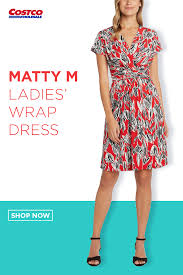 Matty M Ladies Wrap Dress Easy Sew Dress Wrap Dress Dresses