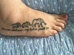 Mother And Babies Elephant Tattoo Baby Tattoos Baby Elephant Tattoo Tattoos For Daughters