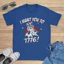 I Want You to 1776 4th of July Graphic Tee Shirt, Veteran ...