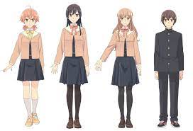 Char Disi Main Characters To The Series Yagate Kimi Ni Naru The Premiere In October Yuri Anime Anime Films Kawaii Anime
