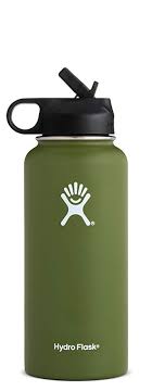 Amazon Com Hydro Flask Water Bottle Stainless Steel Vacuum Insulated Wide Mouth With Straw Lid Multiple Bottle Hydro Flask Water Bottle Water Bottle