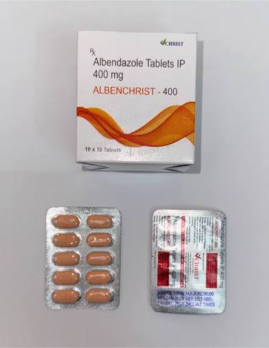 Albenchrist 400 mg at ₹ 499/box | Albendazole Tablets in Nagpur | ID: 2856393046388
