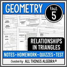 Gina wilson answers unit 8 quadratic equations homework 1. Triangle Relationship Worksheets Teaching Resources Tpt