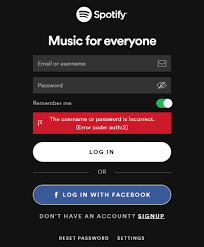 The requirements (for most services) are fairly simple… Solved Error Code Auth 2 When Login In Windows 10 Spotify The Spotify Community