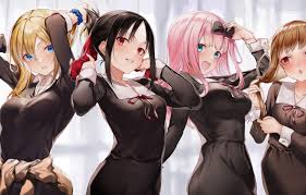 Check spelling or type a new query. Wallpaper Lady Kaguya In Love As In War Kaguya Shinomiya Chika Fujiwara Miko Iino Ai Hayasaka Images For Desktop Section Syonen Download