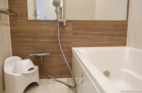 Exquisite japanese bathroom with loads of space and green. A Guide To The Japanese Bathroom
