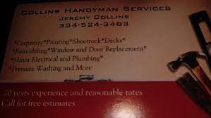 Professional handyman service at 404 lee road 118, opelika, al 36804 Collins Handyman Service And Remodeling Remodeler In Opelika
