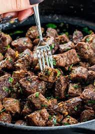 Garlic Butter Steak Bites Recipe Yummly Recipe Steak Bites Recipe Steak Bites Cooking Recipes