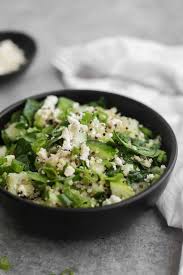 Quick Cucumber Quinoa Salad With Feta Naturally Ella Recipe Cucumber Quinoa Salad Spinach And Feta Meals