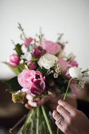 Bridal Bouquet Recipe A Just Picked Posy Of Pinks Bridal Bouquet Diy Bridal Bouquet Flower Bouquet Wedding
