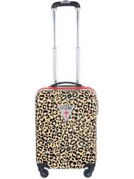 Valise Trolley 54 Cm Format Cabine 4 Roues En Polycarbonate Guess Valise Valise Rigide Bagage